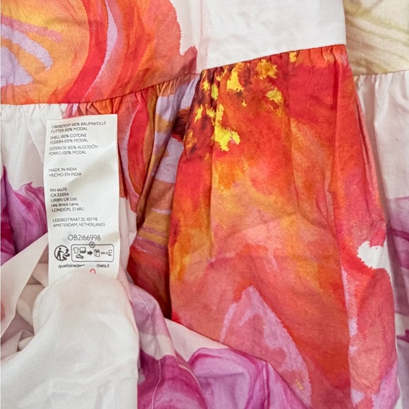 NWT By Anthropologie Short-Sleeve Midi Dress - Picture 7 of 7